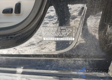 2015 Volkswagen Passat 2.0L Tdi Sel Premium z USA, uszkodzony, nr VIN 1VWCV7A34FC009160